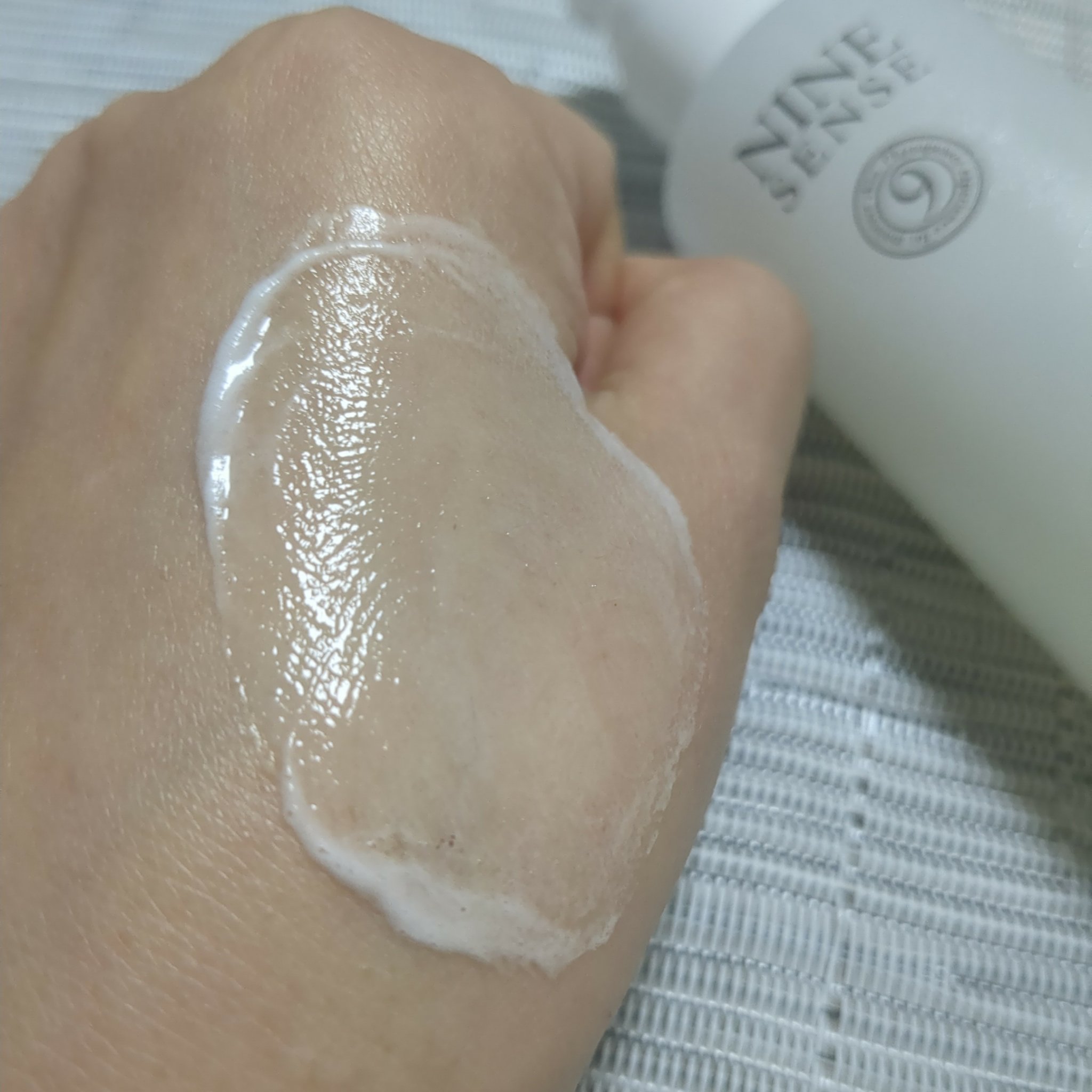 ナインセンス クリスタルバブルクレンジングジェル/NINE SENSE PHYTOLIFT/クレンジングジェルを使ったクチコミ（3枚目）