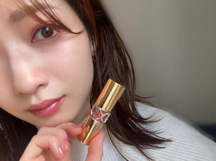 ルージュ ヴォリュプテ シャイン/YVES SAINT LAURENT BEAUTE/口紅を使ったクチコミ(1枚目)