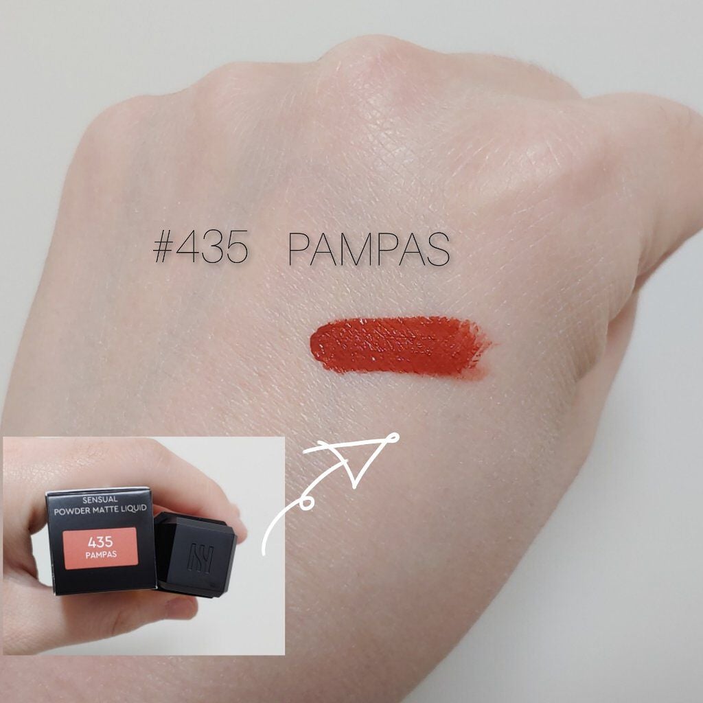 センシュアルパウダーマットリキッド/HERA/口紅を使ったクチコミ(2枚目)