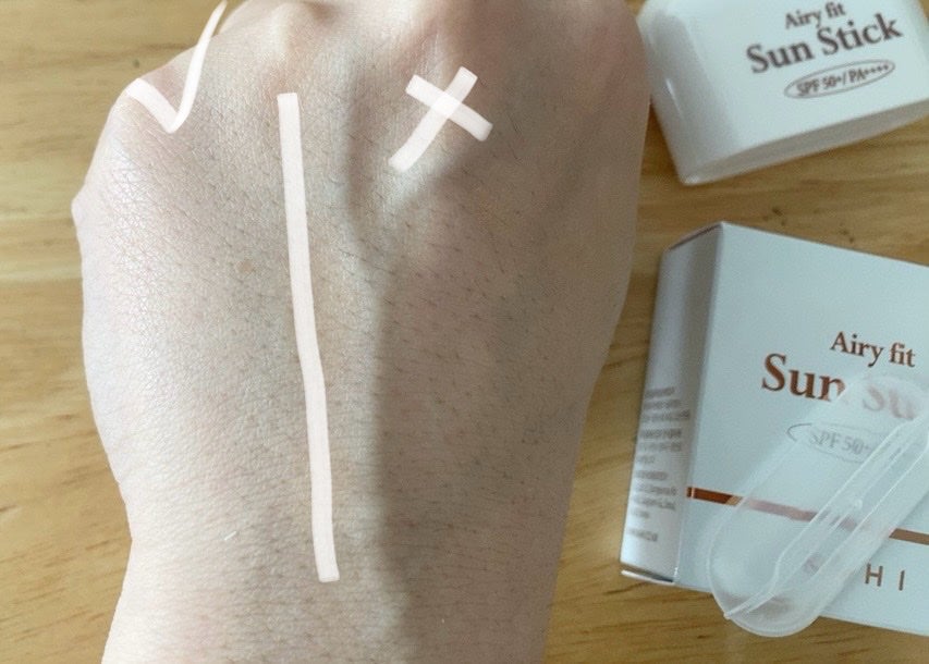 エアリーフィットサンスティック/KAHI/日焼け止めスティックを使ったクチコミ(3枚目)