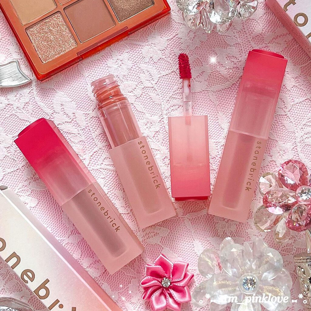 ウォーターベールティント/STONEBRICK/リップティントを使ったクチコミ(2枚目)