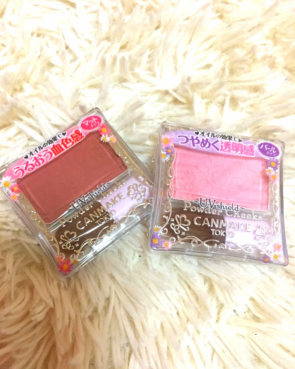 【旧品】パウダーチークス/キャンメイク/パウダーチークを使ったクチコミ（1枚目）