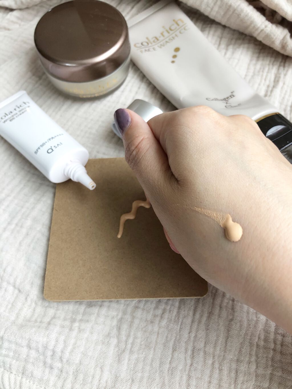 リンクルホワイトBBクリーム/コラリッチ/BBクリームを使ったクチコミ(3枚目)