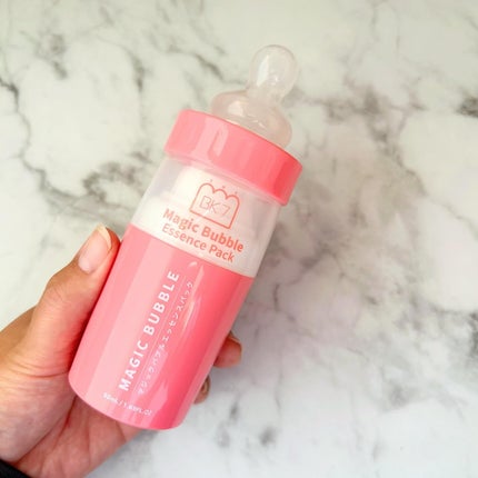 マジックバブルエッセンスパック(ピンク) /BAKER7/洗い流すパック・マスクを使ったクチコミ(6枚目)