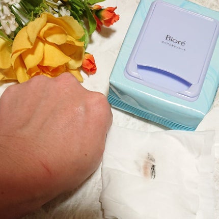 クリアふきとりシート/ビオレ/クレンジングシートを使ったクチコミ(6枚目)