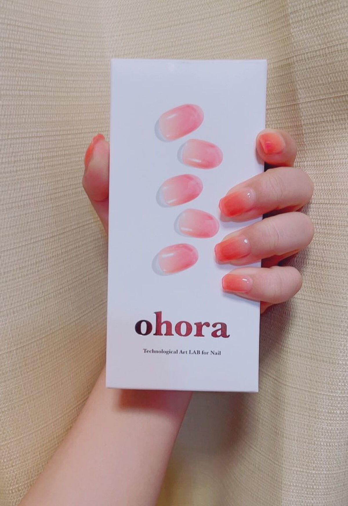 セミキュアジェルネイル（ハンド）/ohora/ネイルシールを使ったクチコミ（2枚目）