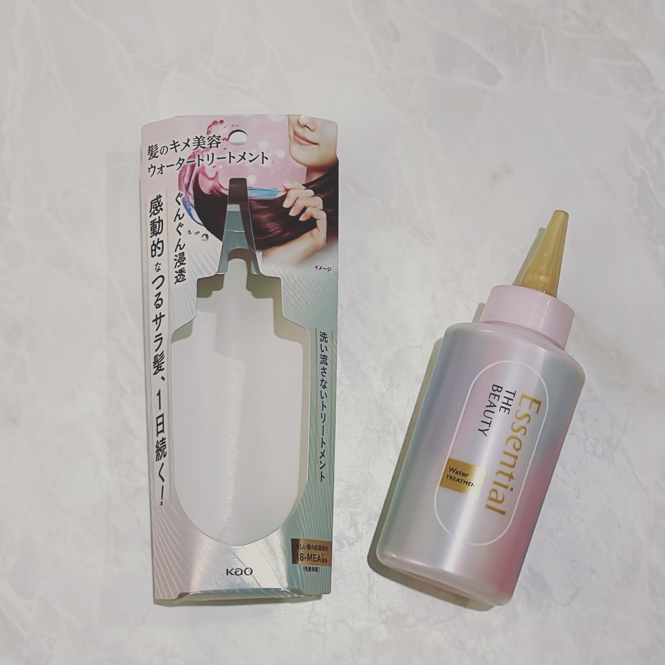 エッセンシャル プレミアム ウォータートリートメント EXスムース/エッセンシャル/アウトバストリートメントを使ったクチコミ（2枚目）