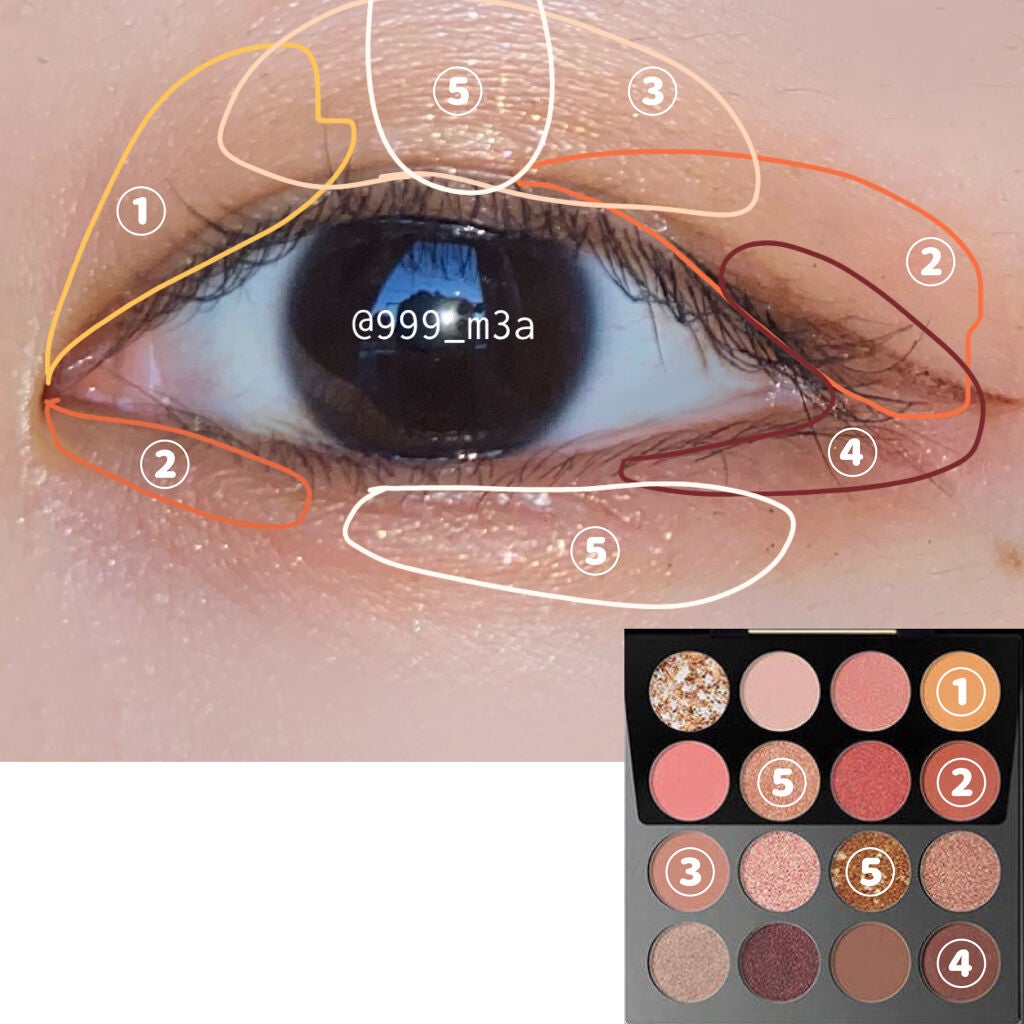 大英博物館 エジプトシリーズ アイシャドウパレット/ZEESEA/アイシャドウパレットを使ったクチコミ(3枚目)