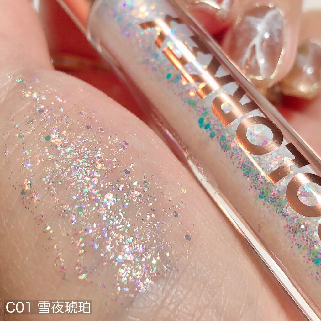 スパークリングギャラクシーリキッドアイシャドウ/COLORKEY/リキッドアイシャドウを使ったクチコミ(3枚目)