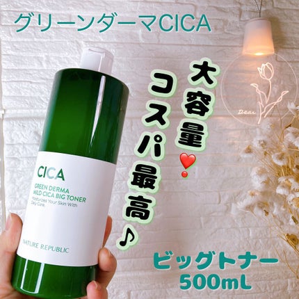 グリーン ダーマCICAビックトナー/ネイチャーリパブリック/化粧水を使ったクチコミ(2枚目)