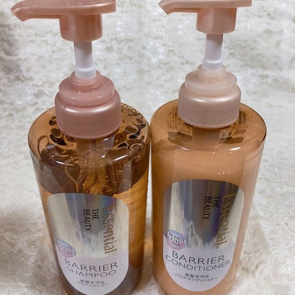 ザビューティ 髪のキメ美容素髪を守る バリアシャンプー/コンディショナー/エッセンシャル/シャンプー・コンディショナーを使ったクチコミ(2枚目)