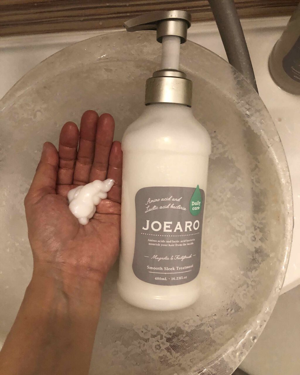 スムースクレンズシャンプー／スムーススリークトリートメント シャンプー/JOEARO/市販シャンプーを使ったクチコミ（3枚目）