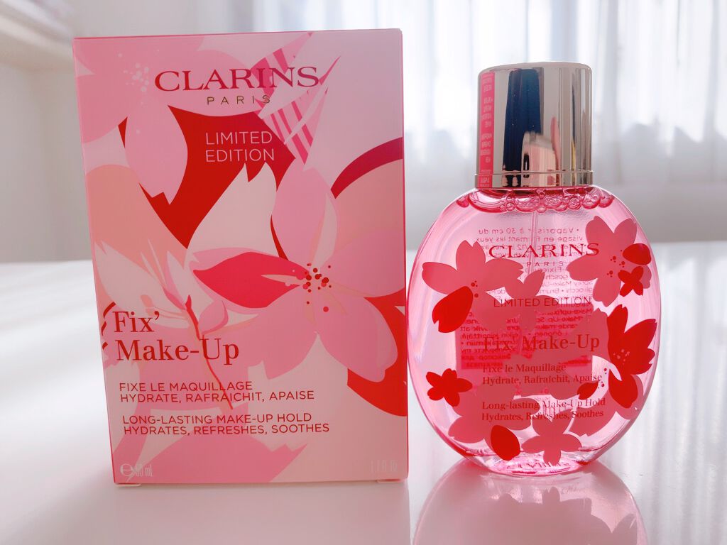 フィックス メイクアップ サクラ/CLARINS/ミスト状化粧水を使ったクチコミ（1枚目）