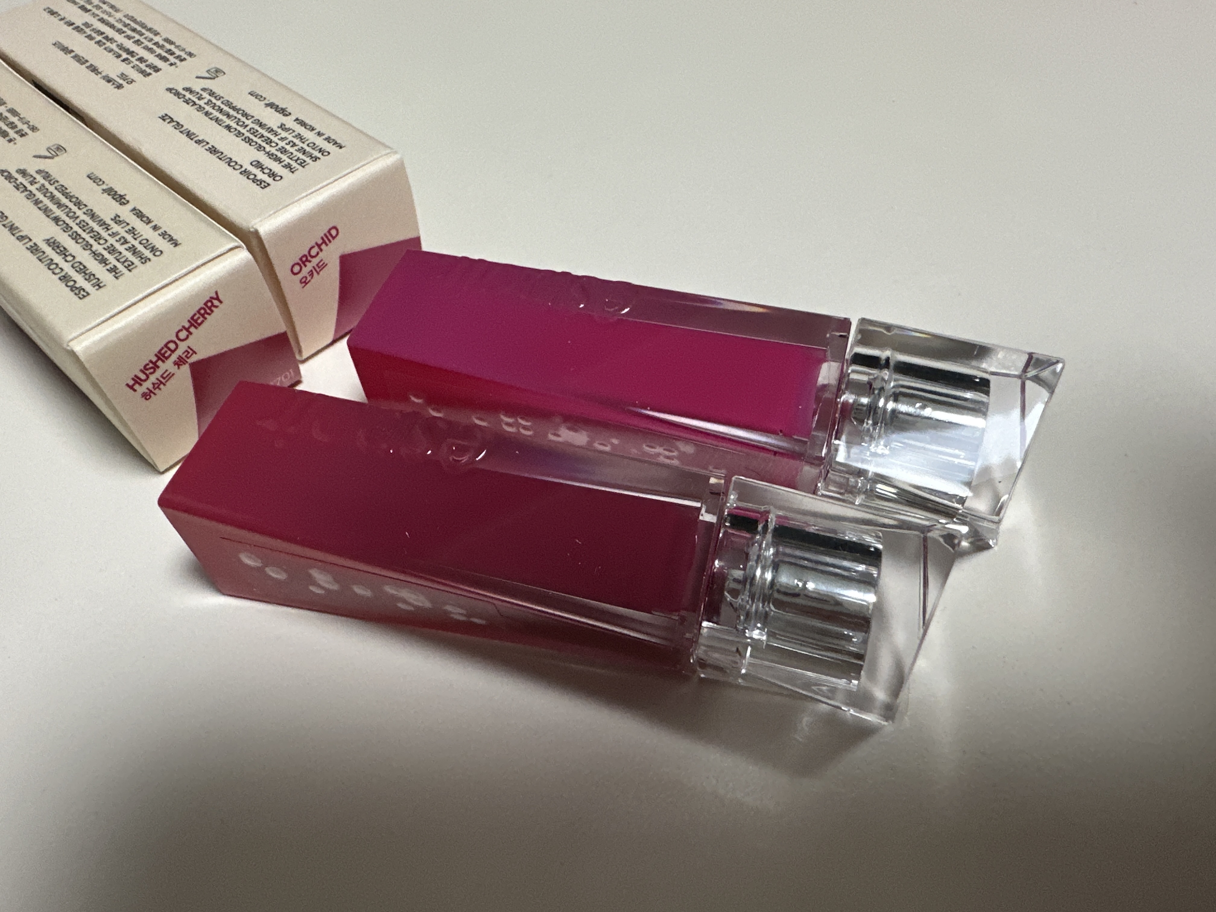 クチュールリップティントグレイズ オーキッド/espoir/リップティントを使ったクチコミ（3枚目）
