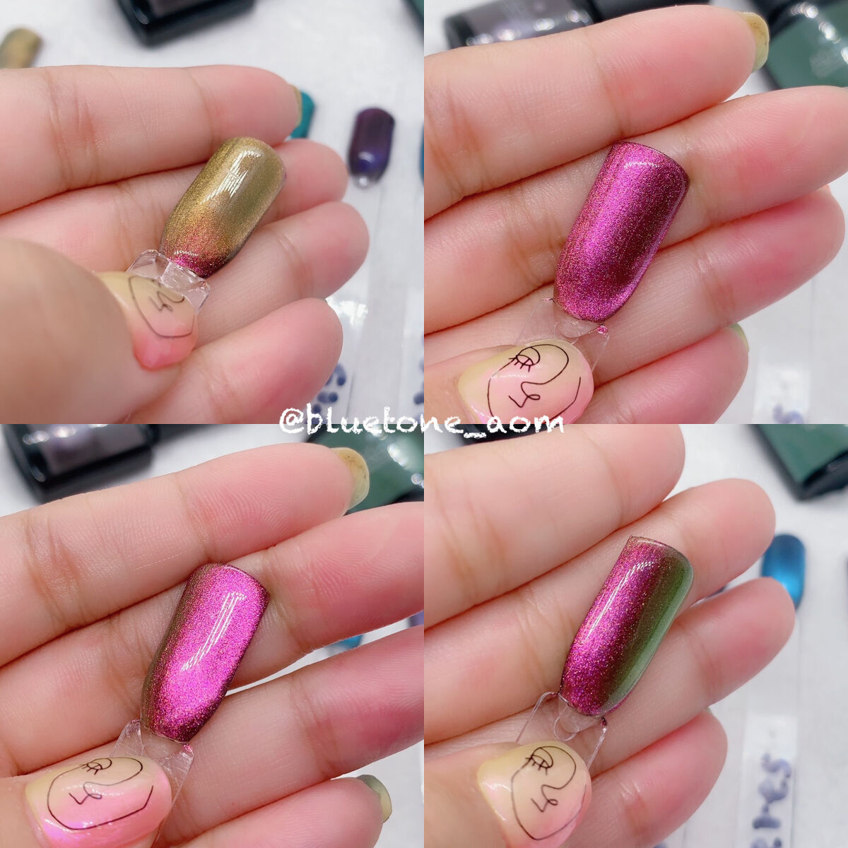 9D プラネタリージェムズ マグネットジェル/cocoronail/ジェルネイルを使ったクチコミ（3枚目）