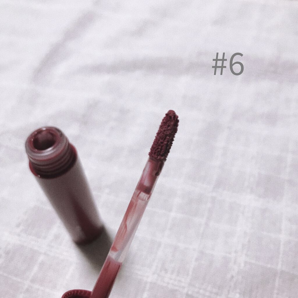 ジューシーラスティングティント/rom&nd/リップティントを使ったクチコミ（2枚目）