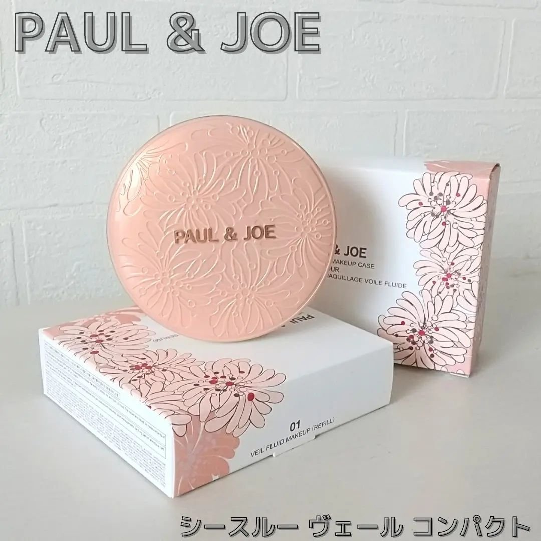 シースルー ヴェール コンパクト/PAUL & JOE BEAUTE/ファンデーションを使ったクチコミ（2枚目）