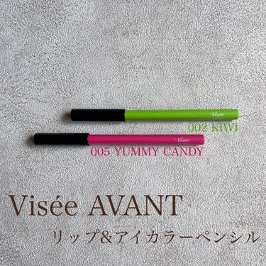 ヴィセ アヴァン リップ&アイカラー ペンシル 002 KIWI/Visée/ペンシルアイライナーを使ったクチコミ（1枚目）