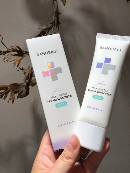 ミルクシスルリペアシカサンスクリーンプラス/BANOBAGI/日焼け止めミルクを使ったクチコミ(1枚目)