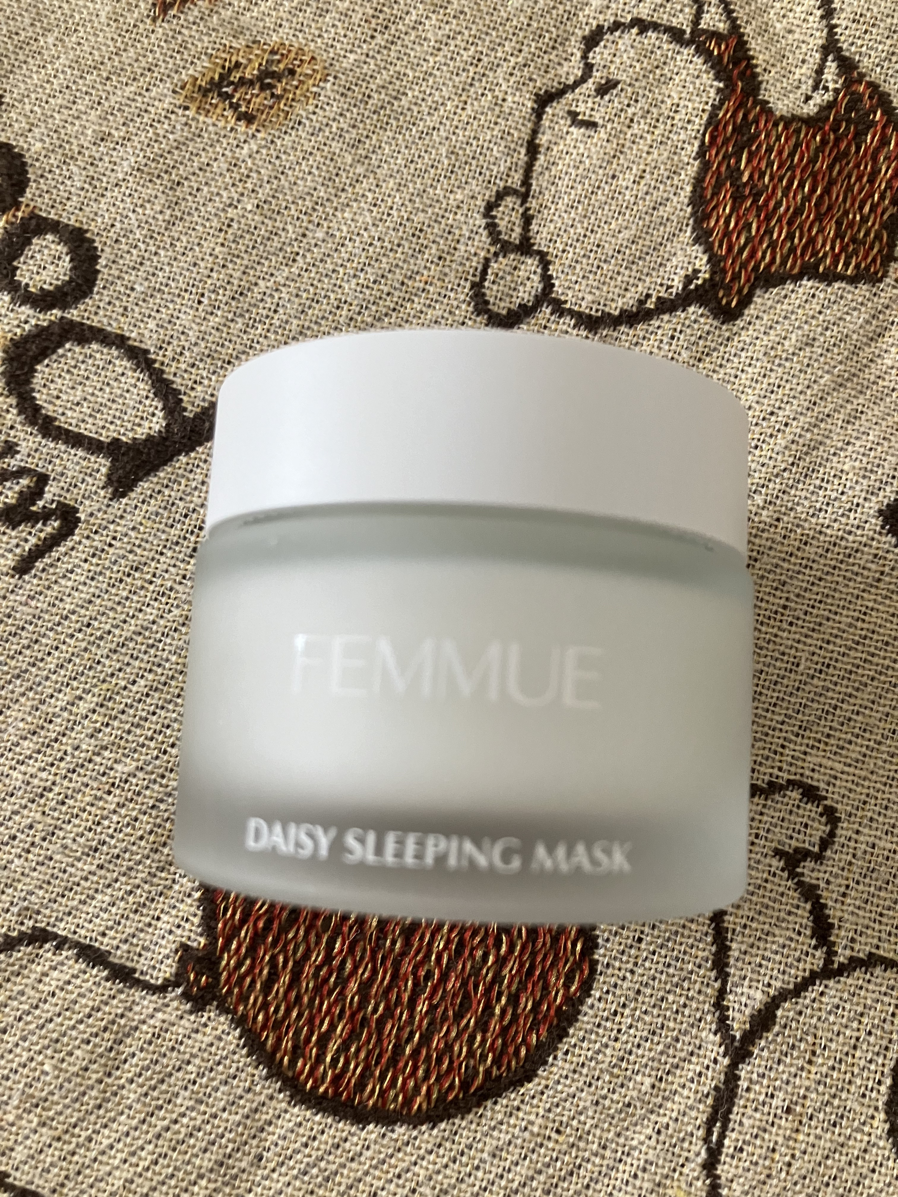 デイジーウォーター スリーピングマスク/FEMMUE/フェイスクリームを使ったクチコミ（1枚目）