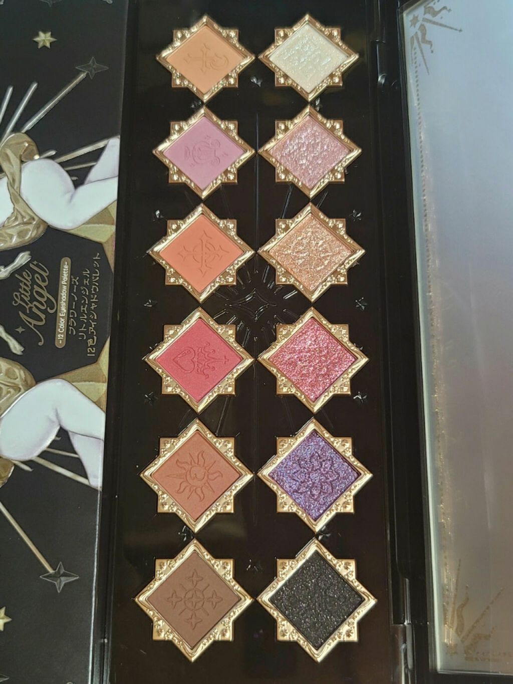 フラワーノーズ ダークエンジェル/ブリリアントプラス/アイシャドウパレットを使ったクチコミ（2枚目）