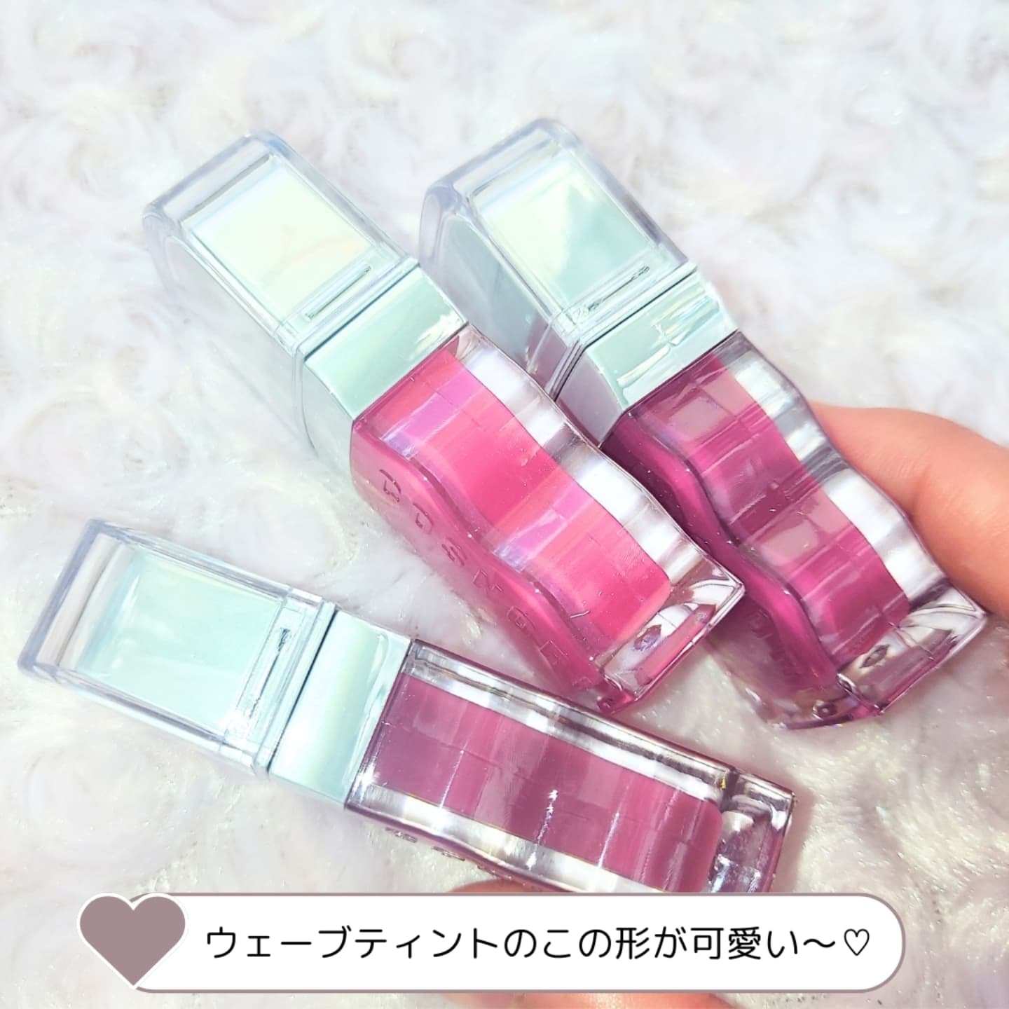 フローウェーブティント/COSNORI/リップティントを使ったクチコミ（2枚目）