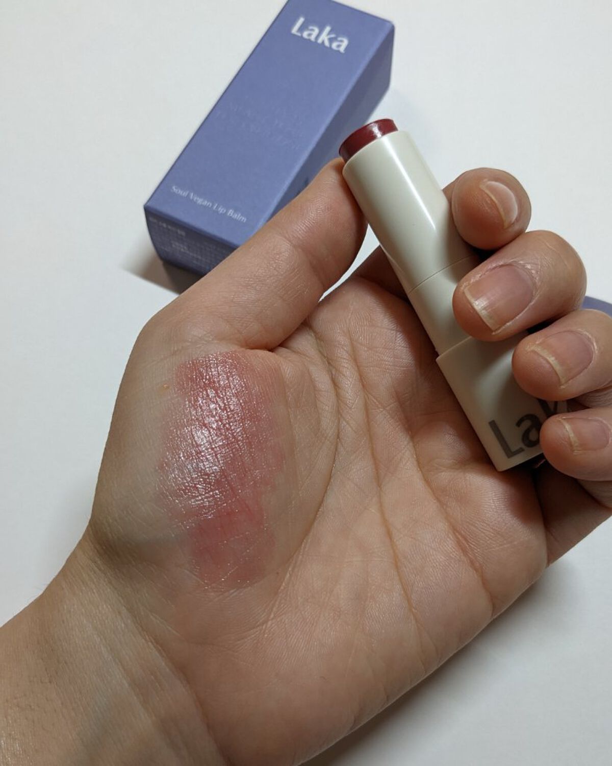 ソウルヴィーガンリップバーム/Laka/リップバームを使ったクチコミ（3枚目）
