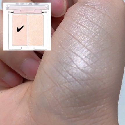 プリズムハイライターデュオ/CLIO/パウダーハイライトを使ったクチコミ(4枚目)