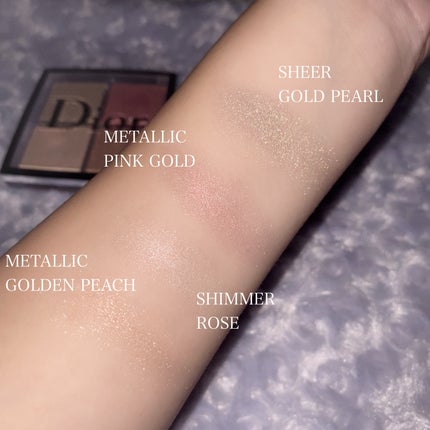 ディオール バックステージ フェイス グロウ パレット/Dior/ハイライトを使ったクチコミ(3枚目)