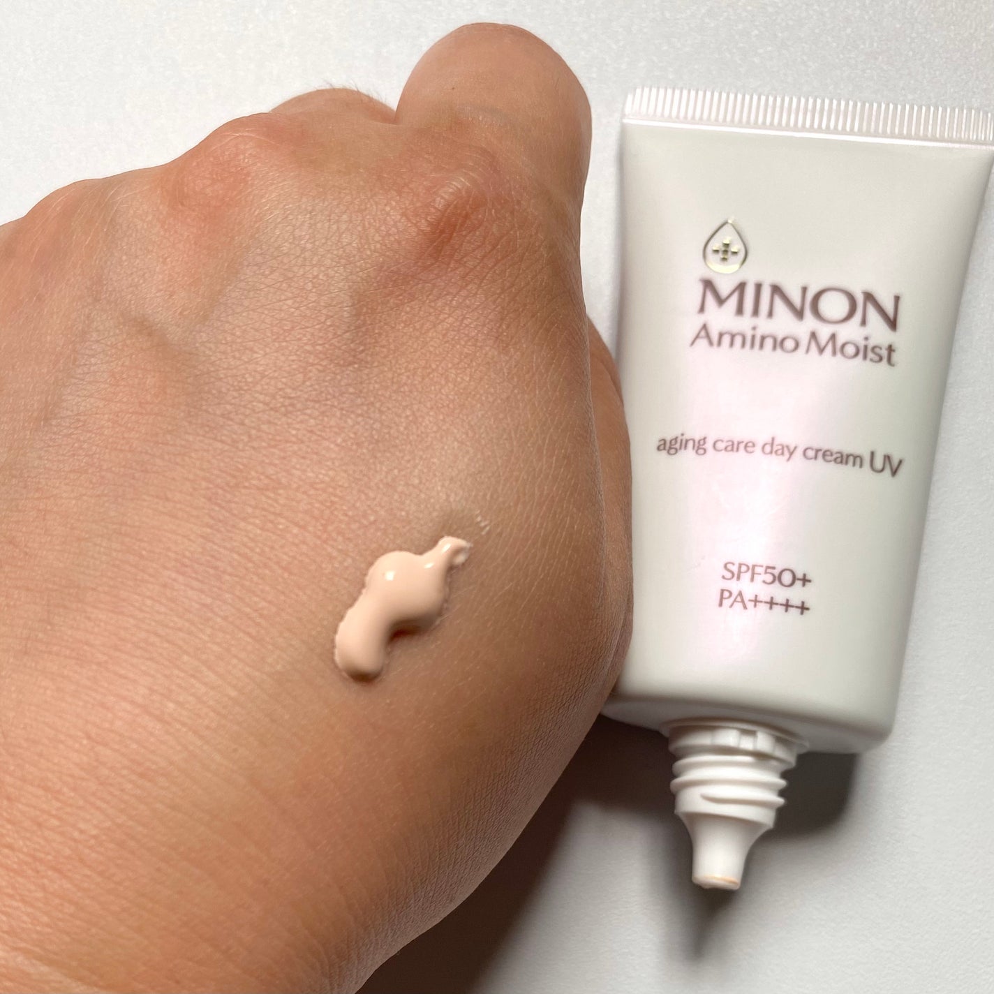 ミノン アミノモイスト エイジングケア デイクリームUV/ミノン/日焼け止めクリームを使ったクチコミ(2枚目)