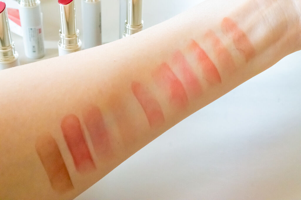 ルージュ モイスト 06 ブライトピンク/ナチュラグラッセ/口紅を使ったクチコミ（3枚目）