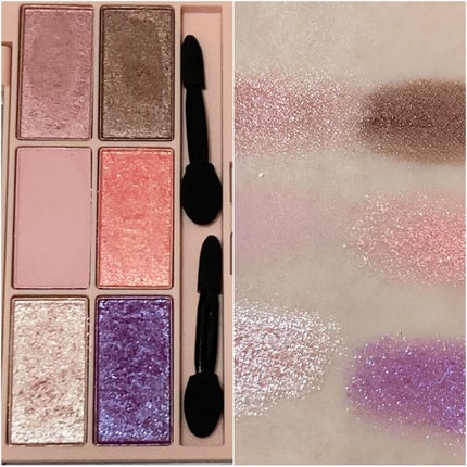 イロアソビ 6色アイパレット/iroasobi/アイシャドウパレットを使ったクチコミ(5枚目)