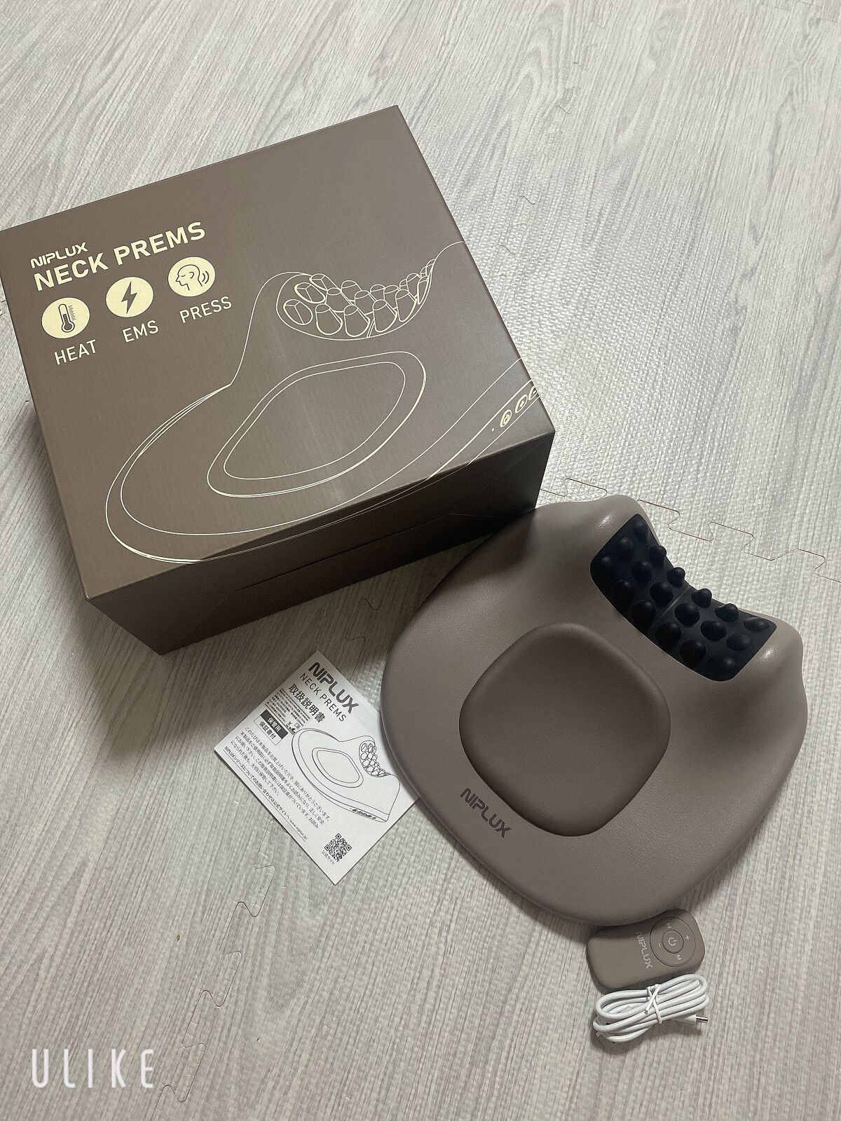 NECK PREMS/NIPLUX/ネックマッサージャーを使ったクチコミ（1枚目）