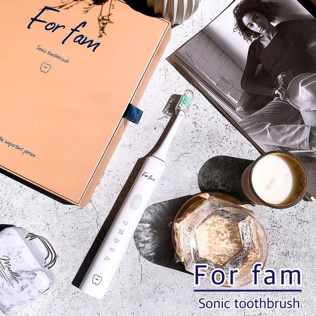 ソニック トゥースブラシ/For fam/電動歯ブラシを使ったクチコミ(1枚目)
