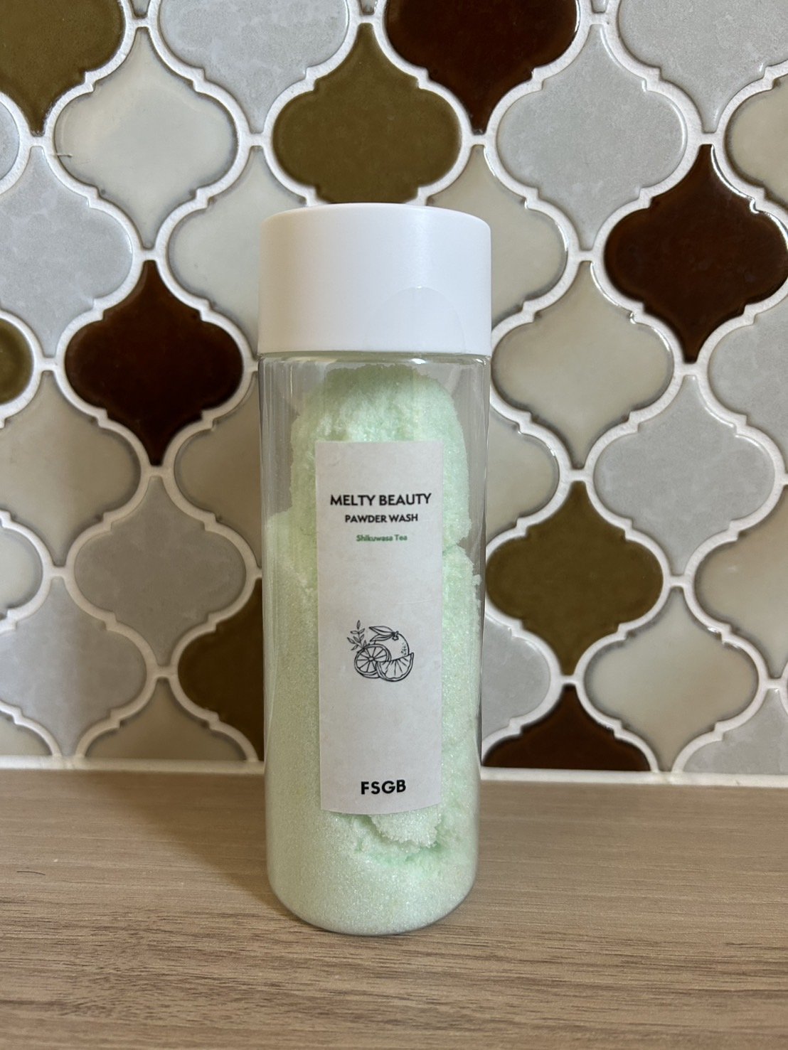 沖縄とろみ美容 パウダーウォッシュ シークヮーサーティー/FSGB/洗顔パウダーを使ったクチコミ（1枚目）