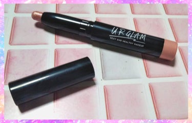 UR GLAM　EYESHADOW STICK 01 ライトピンク/U R GLAM/ジェル・クリームアイシャドウを使ったクチコミ（3枚目）