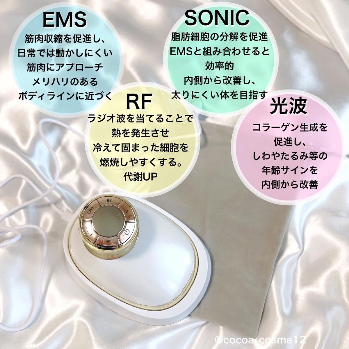 キャビテーション/NiZmir/ボディケア美容家電を使ったクチコミ(3枚目)