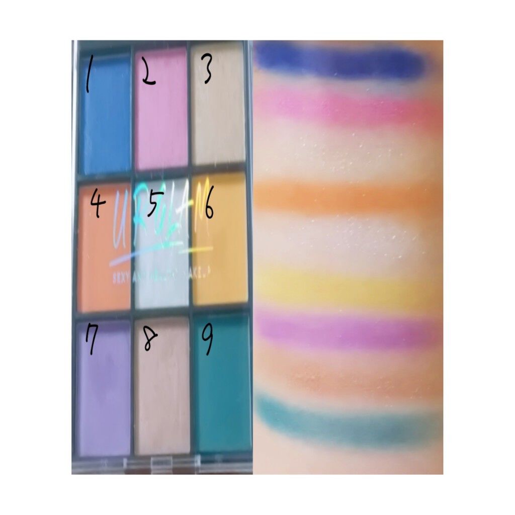 UR GLAM　BLOOMING EYE COLOR PALETTE/U R GLAM/アイシャドウパレットを使ったクチコミ（2枚目）