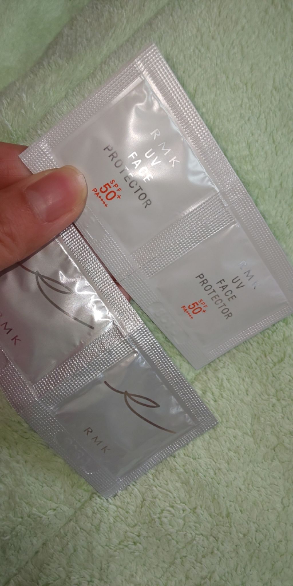 UVフェイスプロテクター50/RMK/日焼け止めクリームを使ったクチコミ（2枚目）