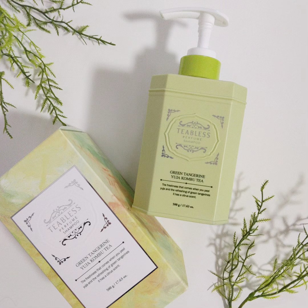 清柑柚子コンブチャパヒューム薄毛ケアシャンプー/TEABLESS/市販シャンプーを使ったクチコミ（2枚目）