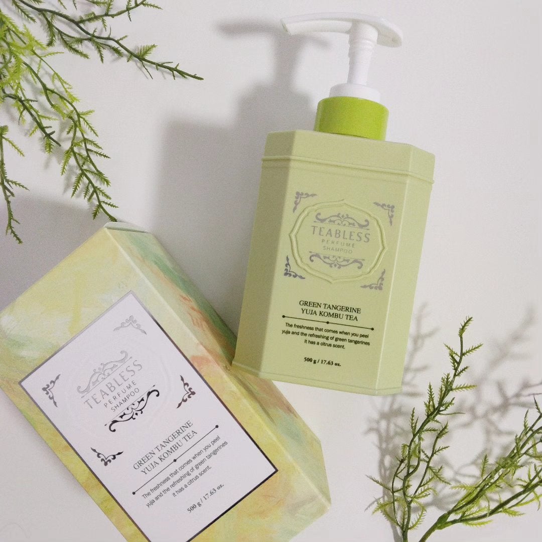 清柑柚子コンブチャパヒューム薄毛ケアシャンプー/TEABLESS/市販シャンプーを使ったクチコミ(2枚目)