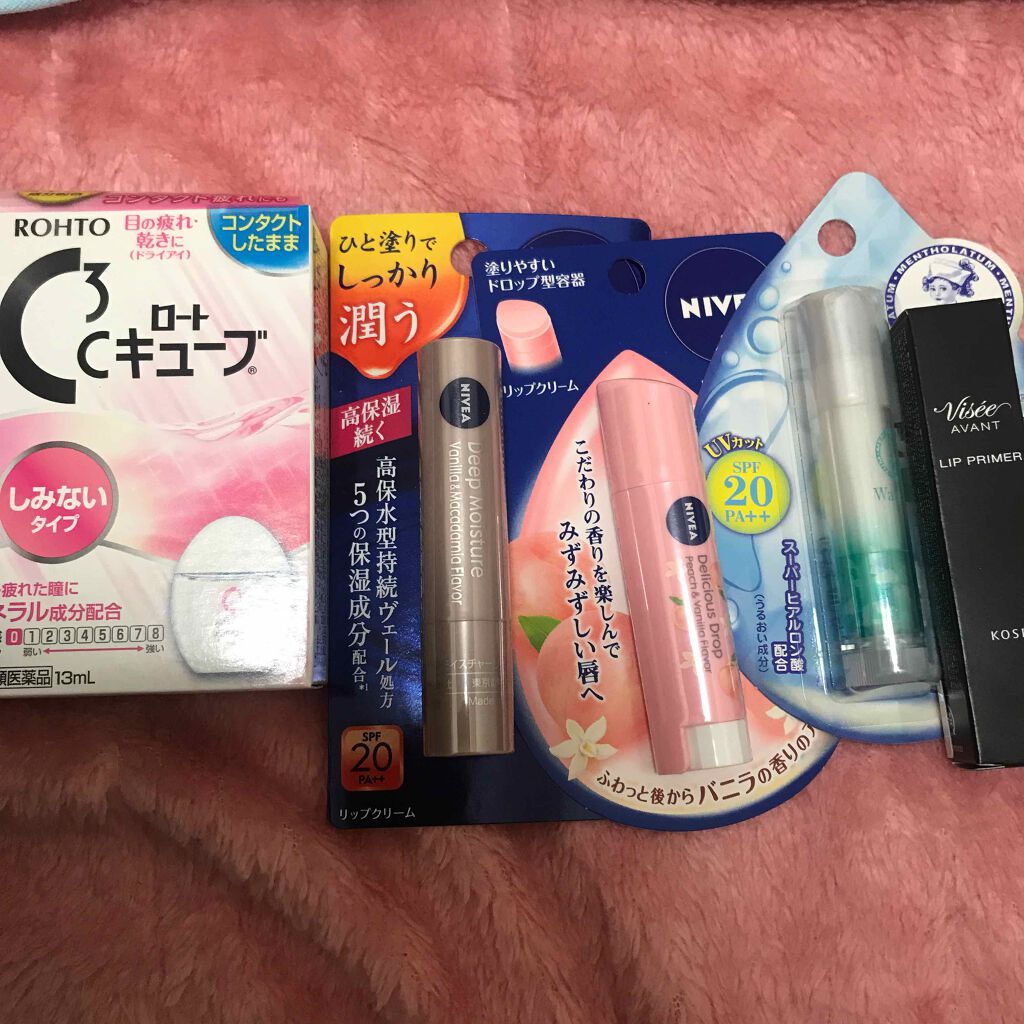 ニベア フレーバーリップ デリシャスドロップ ピーチの香り/ニベア/リップクリームを使ったクチコミ（1枚目）