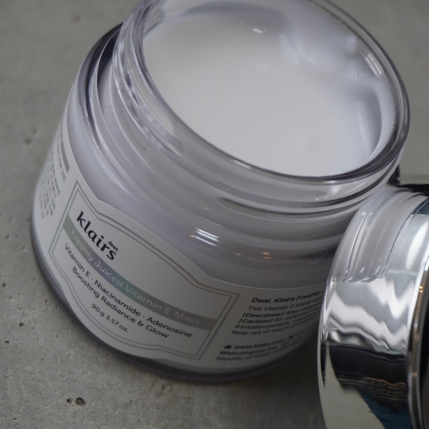 フレッシュリージュースドビタミンEマスク(90g)/Klairs/フェイスクリームを使ったクチコミ(2枚目)