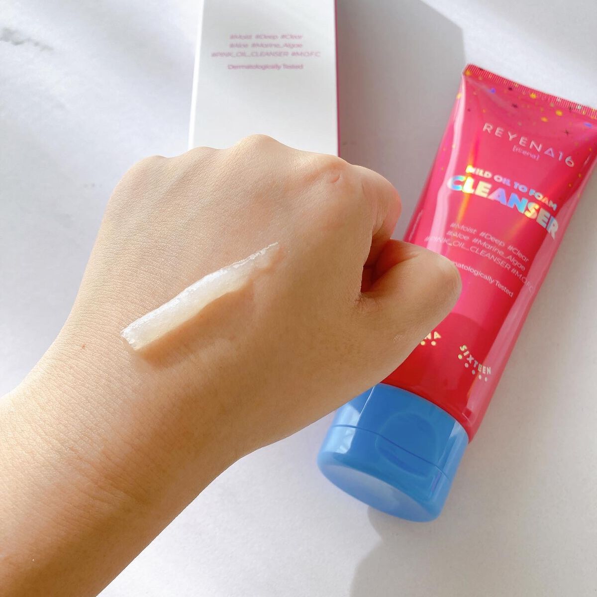 マイルドオイルトゥーフォームクレンザー/REYENA16/オイルクレンジングを使ったクチコミ（3枚目）
