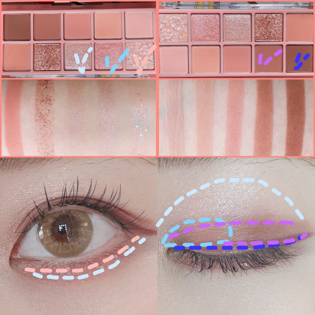 ベターザンパレット/rom&nd/アイシャドウパレットを使ったクチコミ（2枚目）