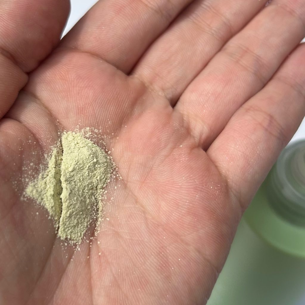 グリーンティー&エンザイムパウダーウォッシュ/By Wishtrend/洗顔パウダーを使ったクチコミ（3枚目）