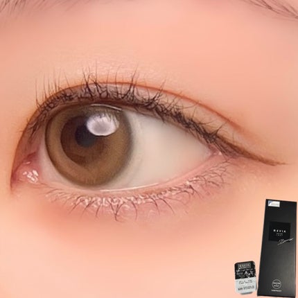 レヴィアブルーライトバリアワンデー/ReVIA/ワンデー(1DAY)カラコンを使ったクチコミ(6枚目)