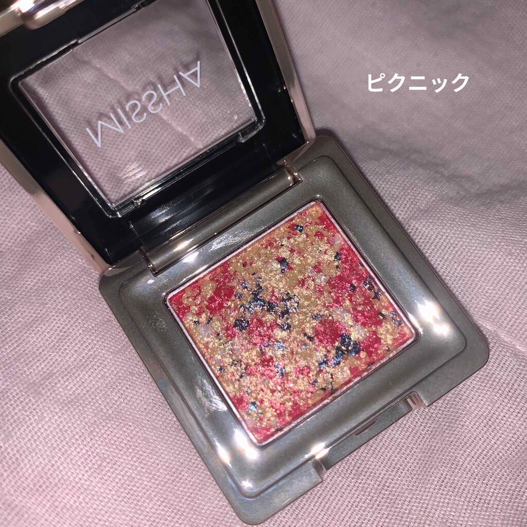 グリッタープリズム シャドウ/MISSHA/グリッターを使ったクチコミ（2枚目）
