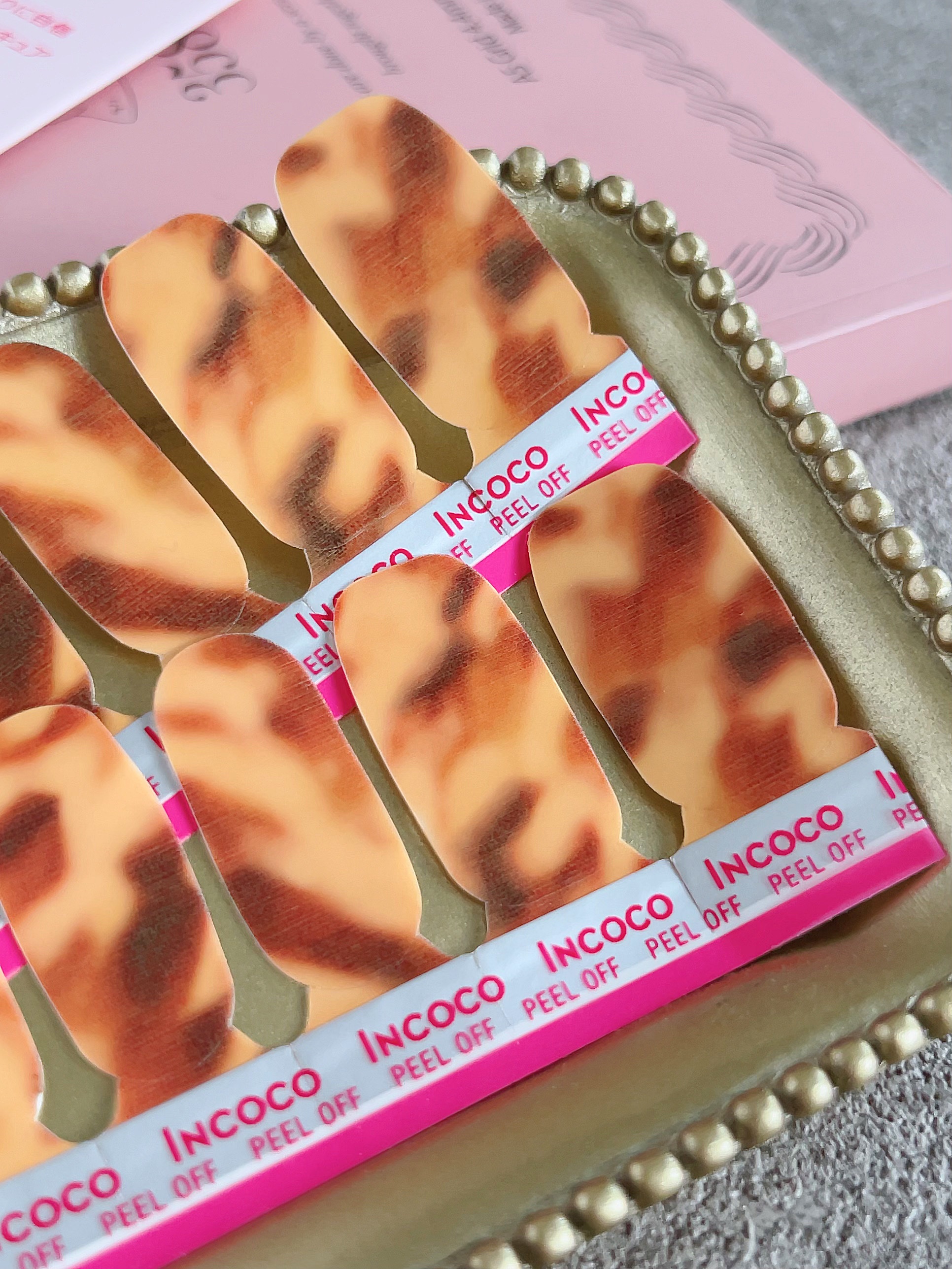 INCOCO インココ  マニキュアシート タイガーアイ(Tiger Eye)/インココ/ネイルシールを使ったクチコミ（3枚目）