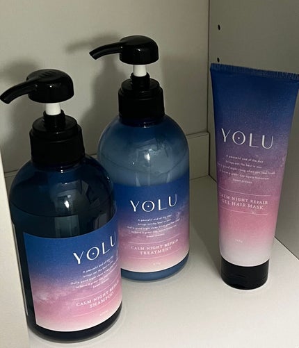 カームナイトリペアシャンプー/トリートメント/YOLU/市販シャンプーを使ったクチコミ(1枚目)